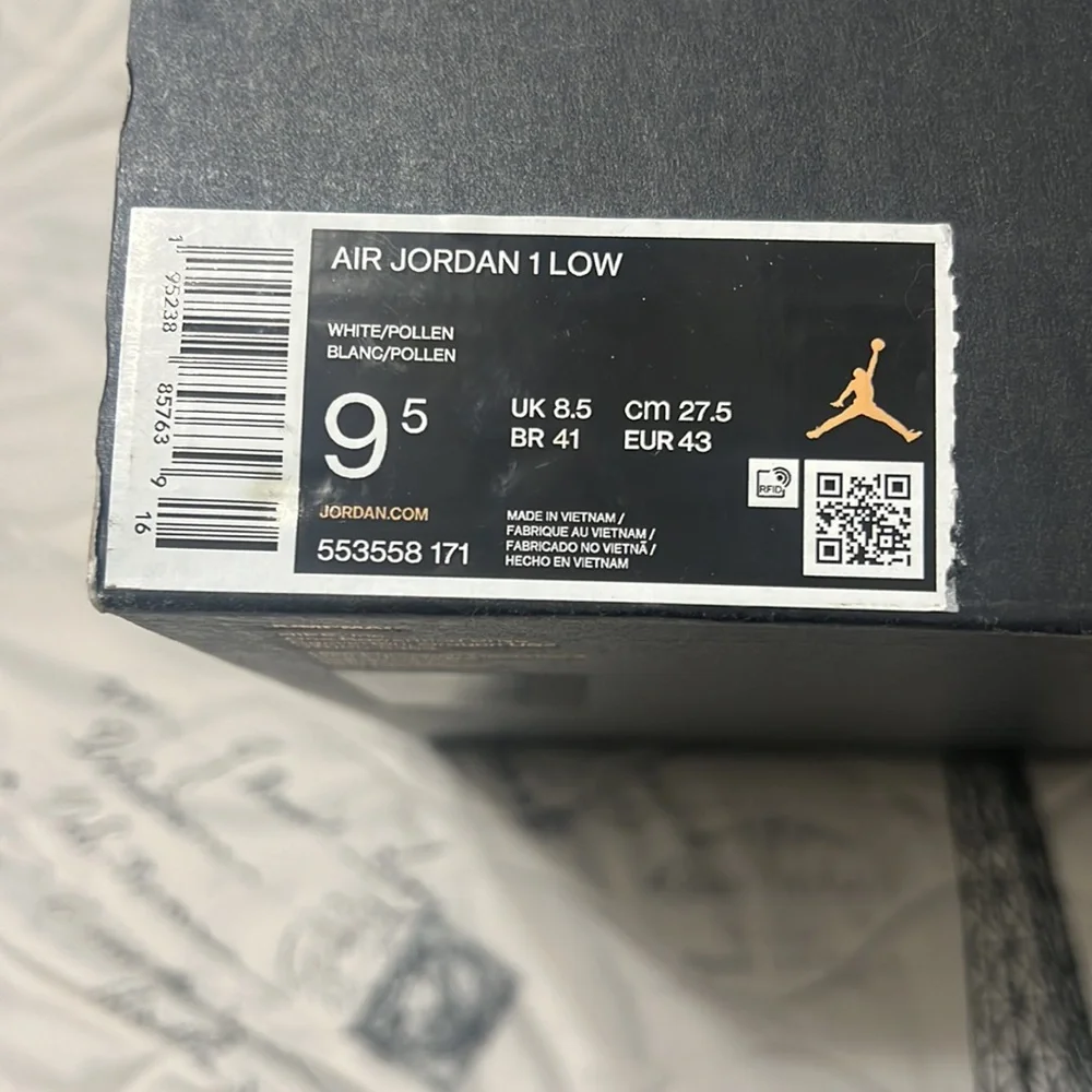 Jordan 1 low pollen size 9.5 - Picture 5 of 6